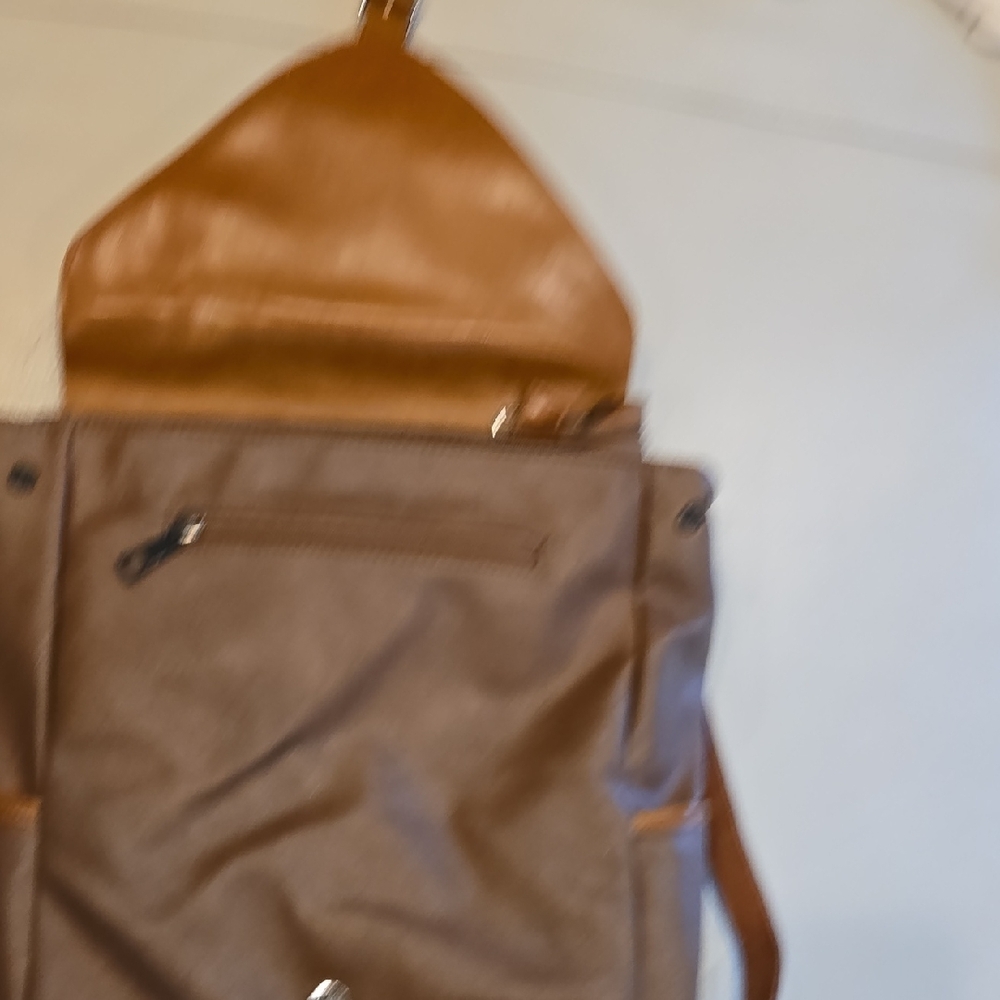 Brown Leather Backpack - Picture 4 of 6